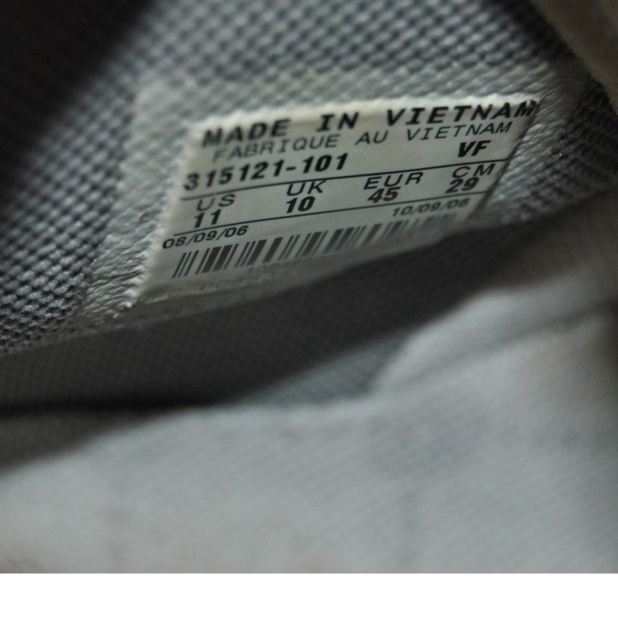 Nike Air Force 1 High Top Shoes Gray White