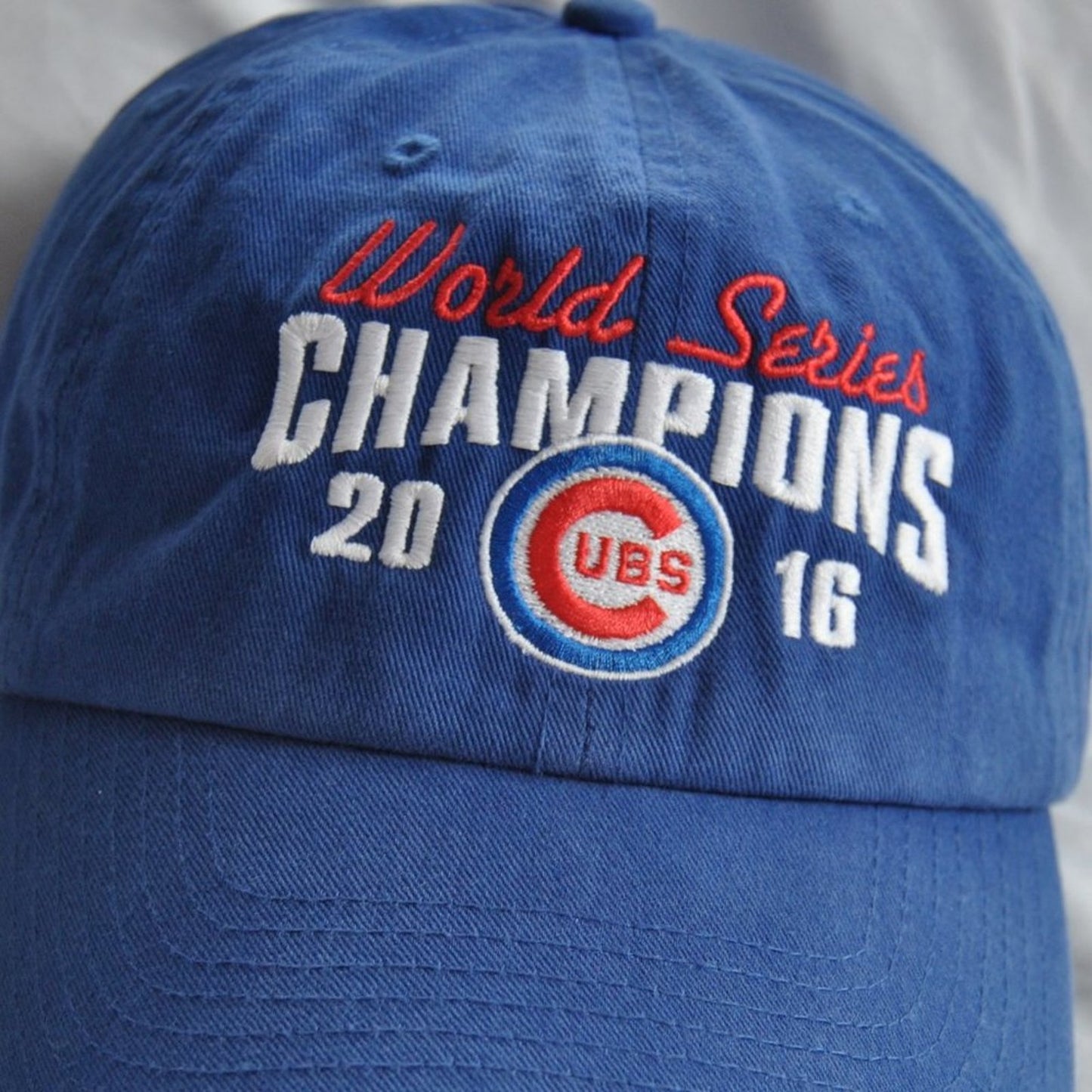 Chicago Cubs World Series 2016 Dad Hat w/ Adjustable Strap