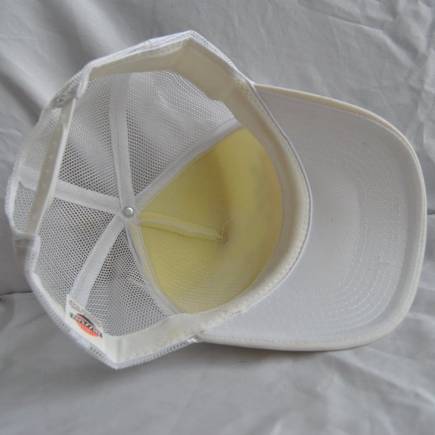The Winston Vintage White Snap Back Trucker Hat