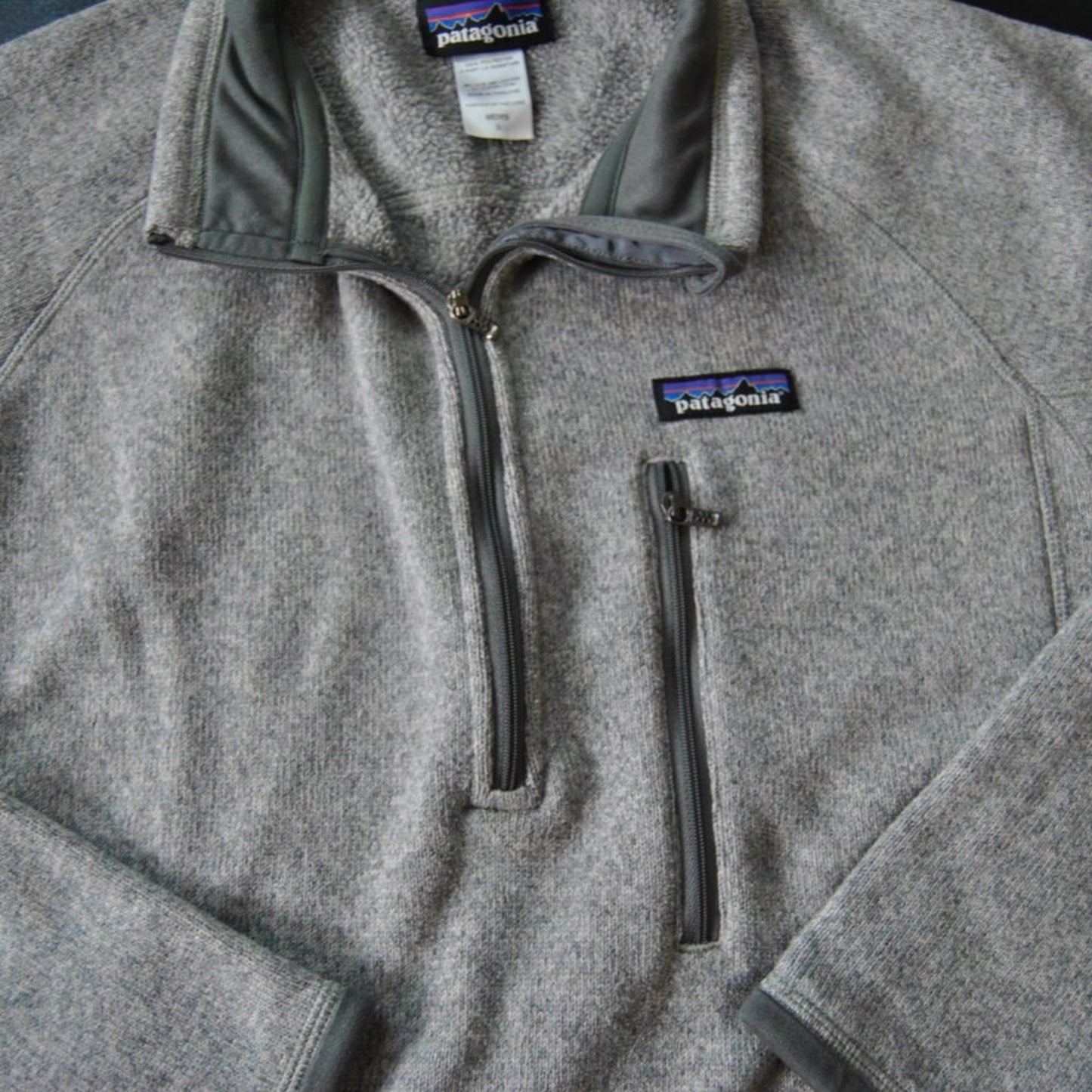 Patagonia Better Sweater Small Gray Quarter-Zip Pullover Fleece