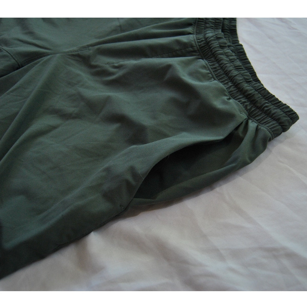 Lululemon Green Athletic Shorts w/ Inner Liner Large