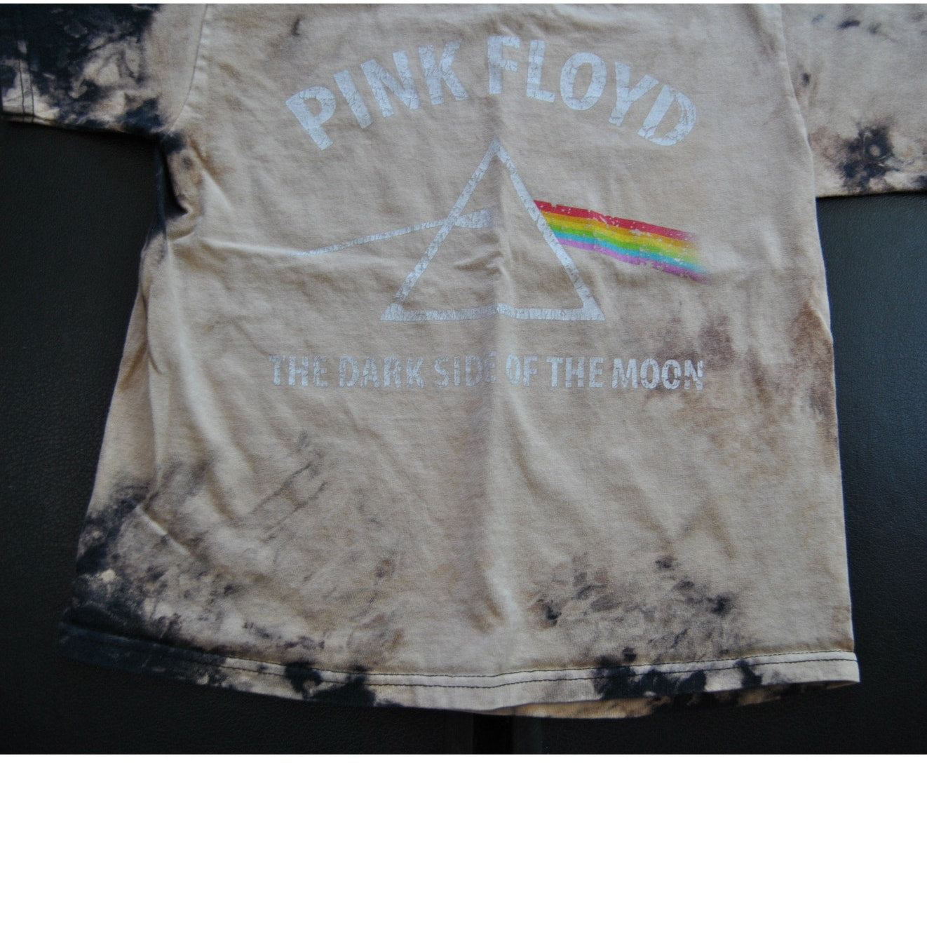 Pink Floyd The Dark Side of the Moon Short Sleeve Shirt Bleached