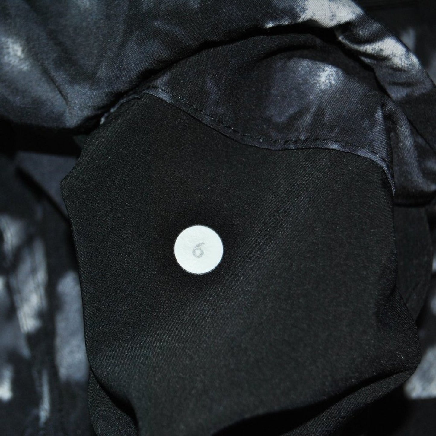 Lululemon Shorts Size 6 Black White Gray Camo