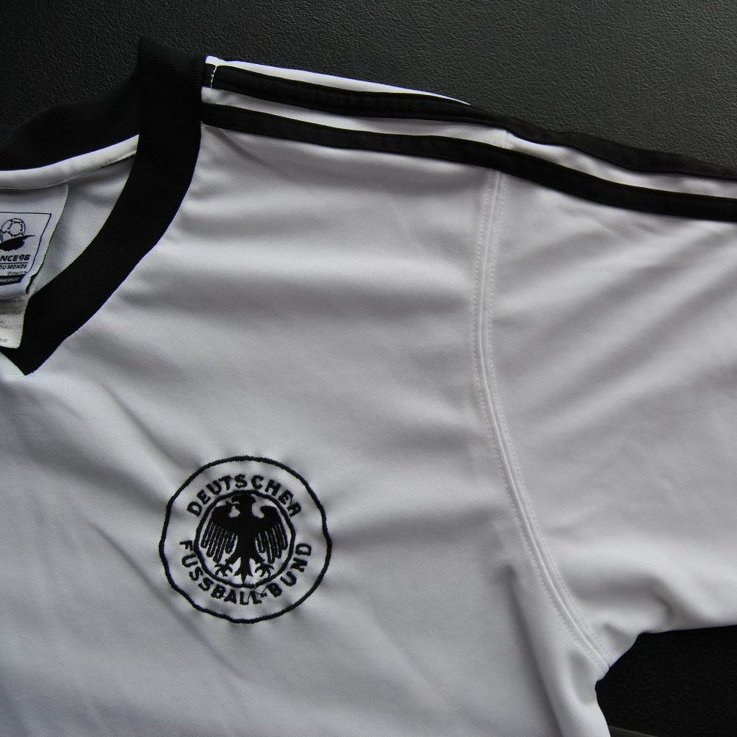 Deutscher Fussball-Bund Medium White & Black Adidas Jersey