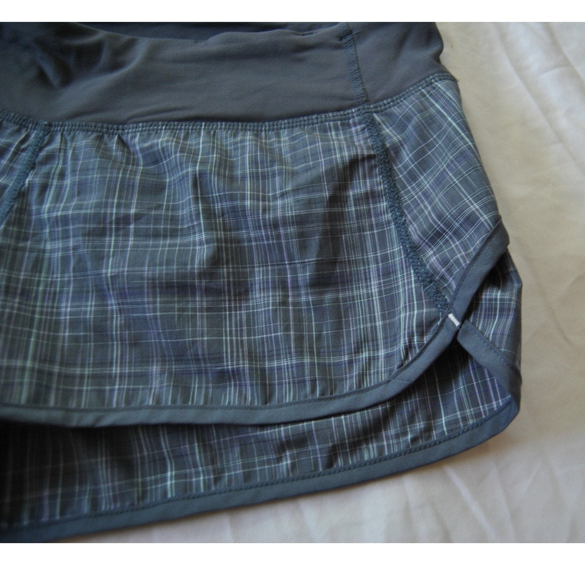 Lululemon Run Speed Short Coal Pig Pink Shale Stripe Size 6
