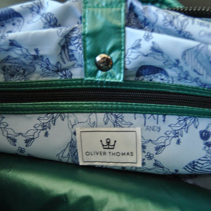 Oliver Thomas x Pelton Very Rare Teal Duffle Bag w/ Small Inner Tote