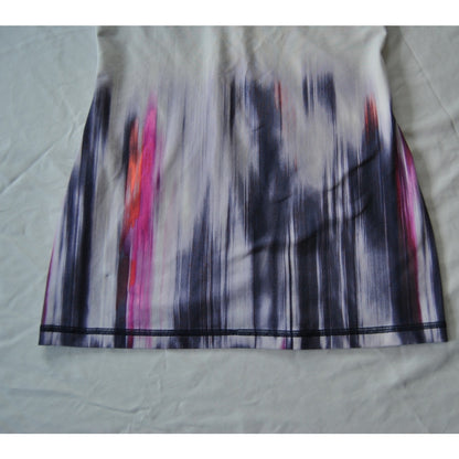 Lululemon Brushstroke Design White Tank Top