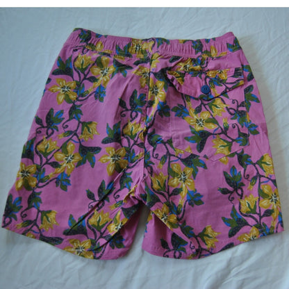 Patagonia Wavefarer Volley Stretch Floral Pink Hybrid Shorts Small