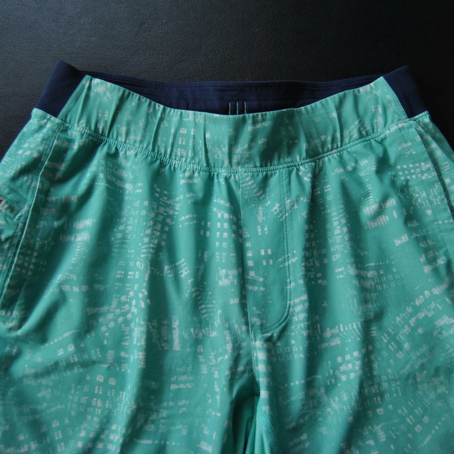 Lululemon Medium/Large Teal Blue Athletic Hybrid Shorts