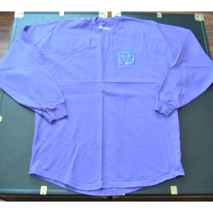 Disney Parks Authentic Original Small Purple Glitter Logo Spirit Jersey