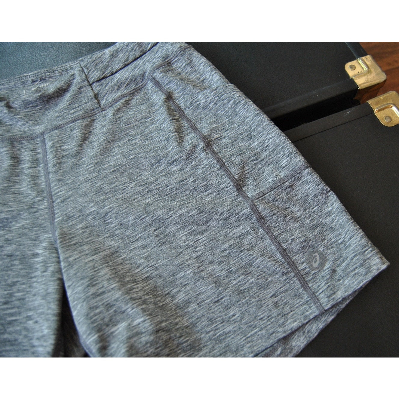Asics Small Gray Shorts with Pockets