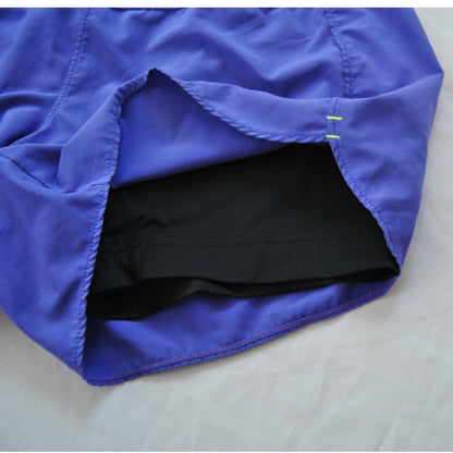 Marmot Purple & Neon 3" Shorts w/ Inner Liner Small