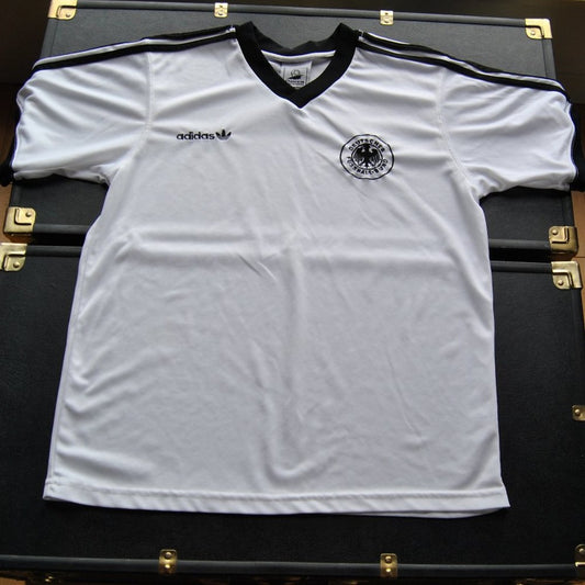 Deutscher Fussball-Bund Medium White & Black Adidas Jersey