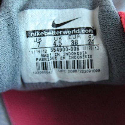 Nike Revolution 2 Running Shoes Size: 7 Women's Gray and Blue with Pink Laces