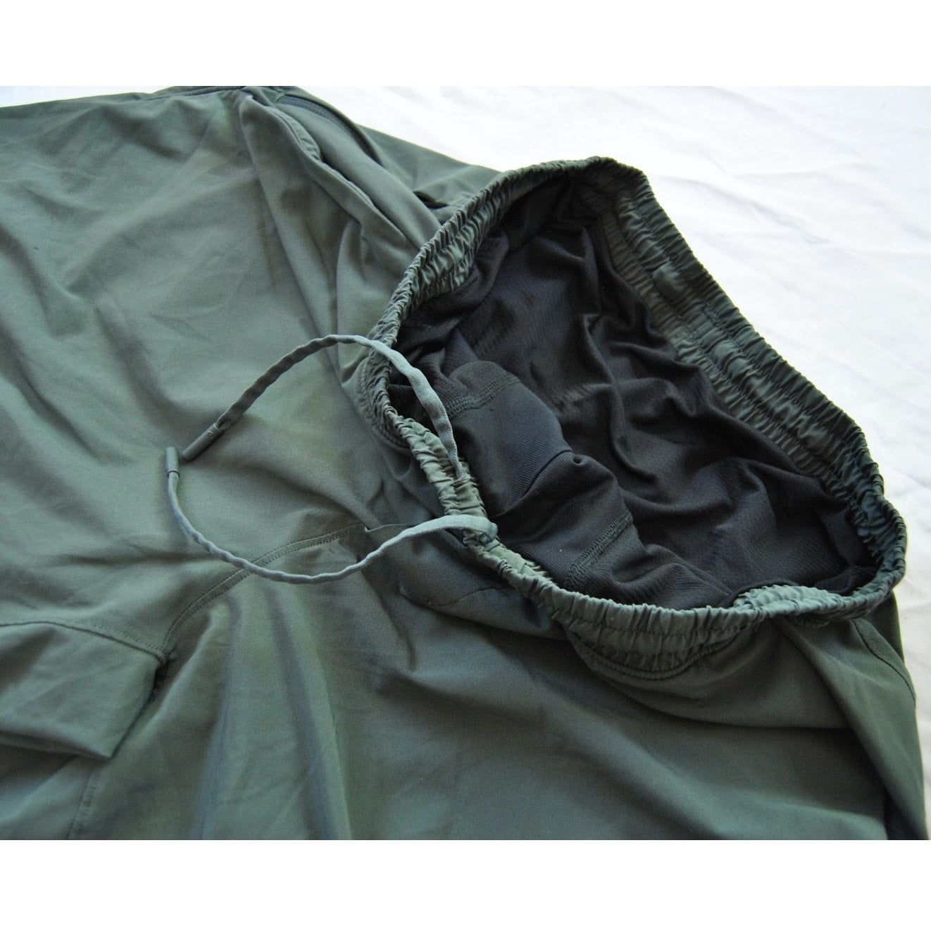 Lululemon Green Athletic Shorts w/ Inner Liner Large