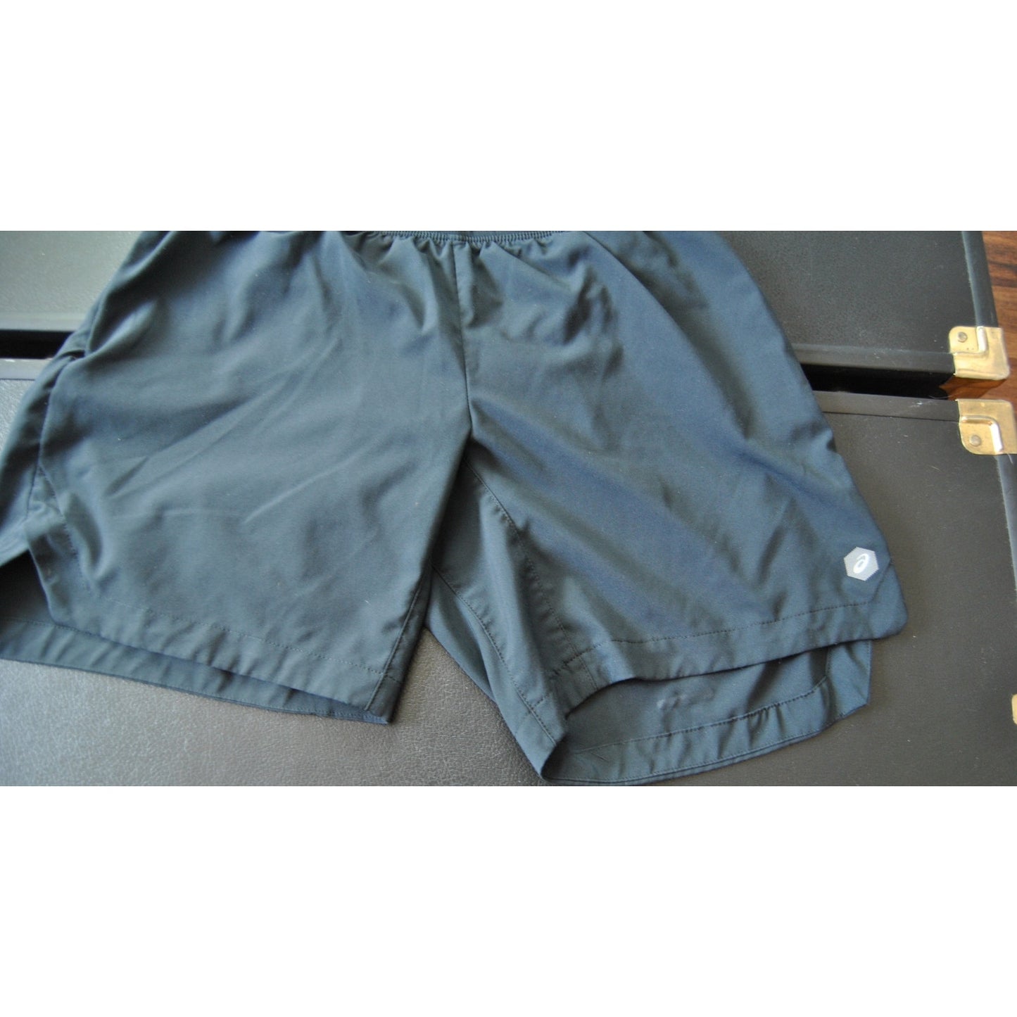 Asics Small Black 7" inseam Shorts with Pockets