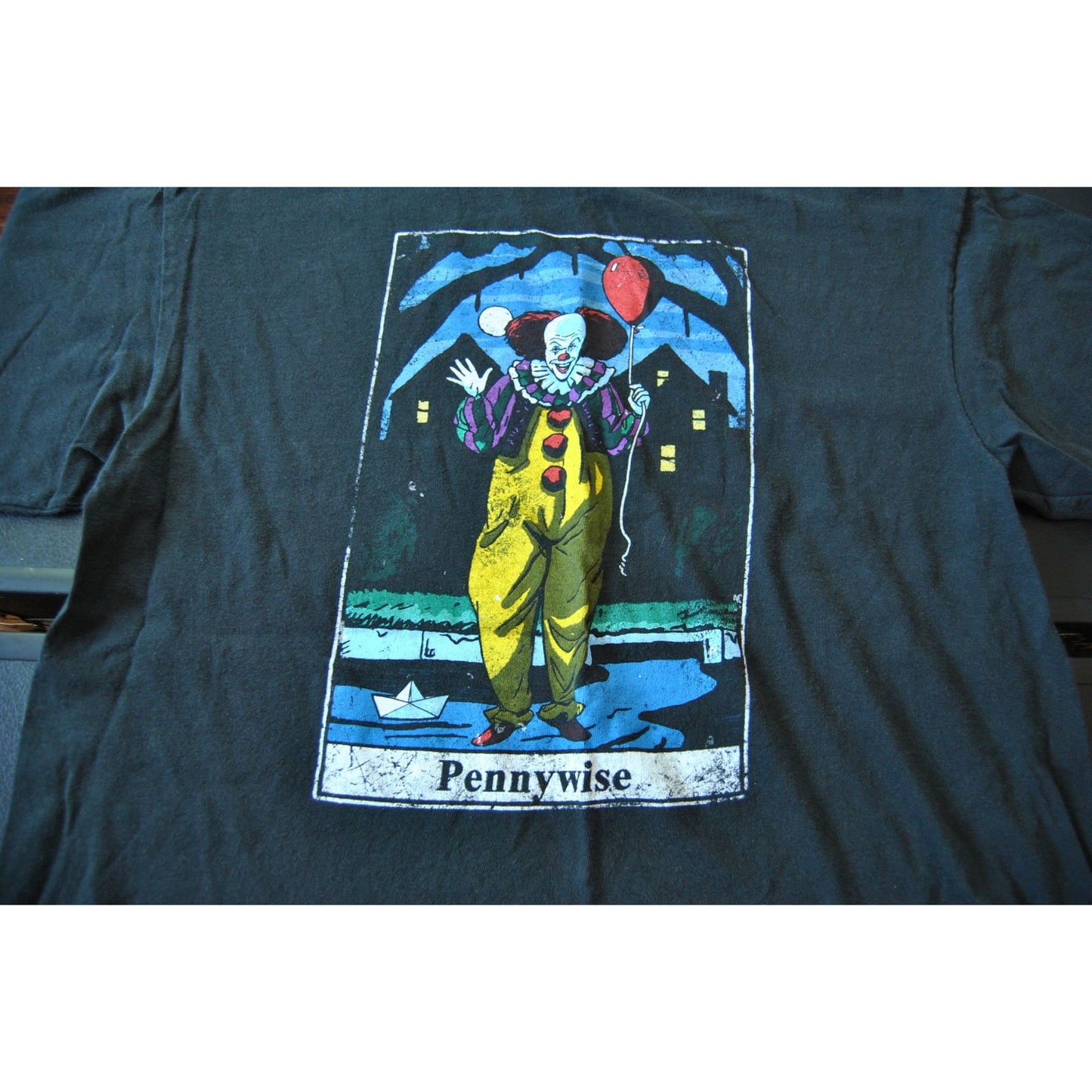 IT (Pennwise) X-Large Black Short Sleeve Shirt