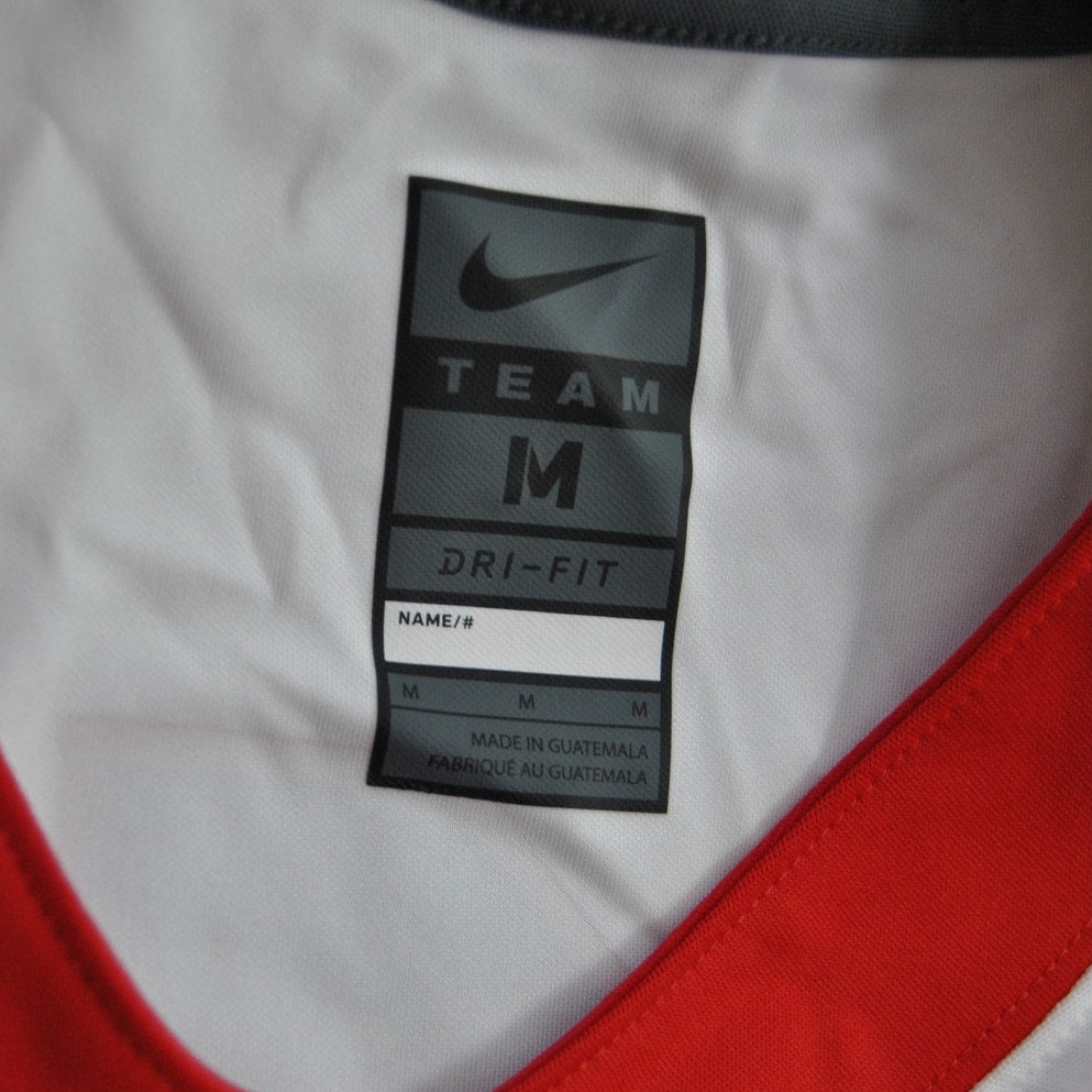 Georgia Bulldogs Team Jersey #1 White and Red Medium