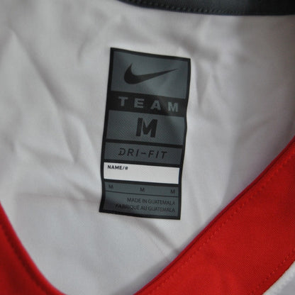 Georgia Bulldogs Team Jersey #1 White and Red Medium