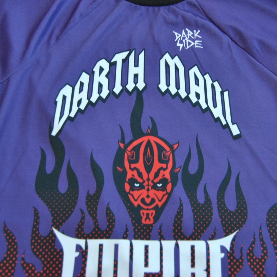 Star Wars Darth Maul Empire Dark Side Long Sleeve Motocross Jersey Medium