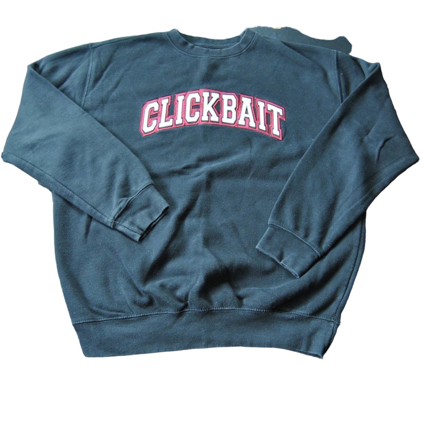 Clickbait Crewneck Sweater Black