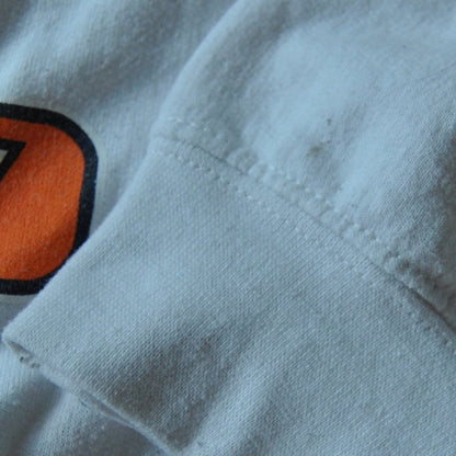 Princeton University Medium-Large White Orange w/ Tiger Logo Crewneck Sweater