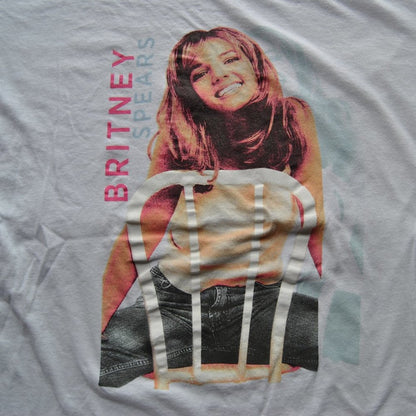 Britany Spears X-Large White Short Sleeve Shirt