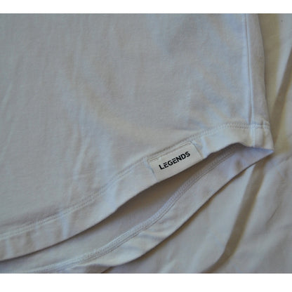 Legends Aviation Long Sleeve Tee Curved Hem White XX-Large