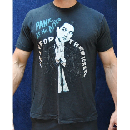 Panic at the Disco Pray for the Wicked 2018 Tour Large Black Short Sleeve Shirt
