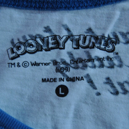 Looney Tunes Tweety & Sylvester Large White Tank Top