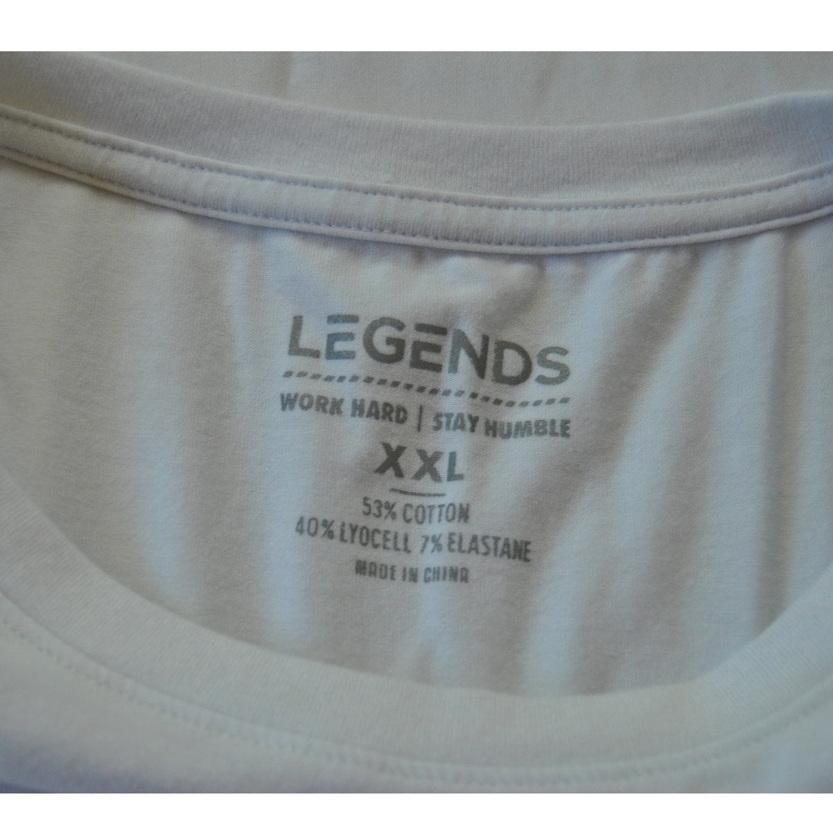 Legends Aviation Long Sleeve Tee Curved Hem White XX-Large