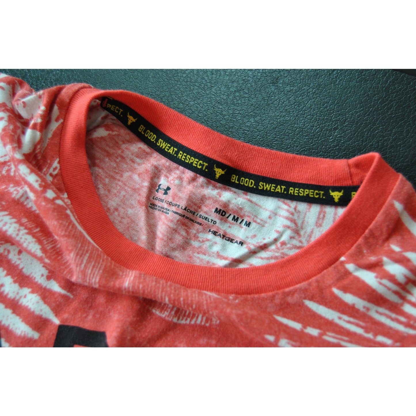 Under Armour The Rock Warrior Mana Floral Pattern Short Sleeve Shirt
