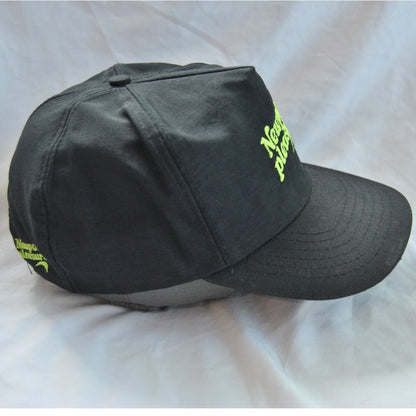 Vintage 90s Newport Pleasure Black Promo Black & Green Snapback Hat