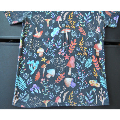 Trippy Fresh Laundry Medium Mushroom Design Short Sleeve Shirt