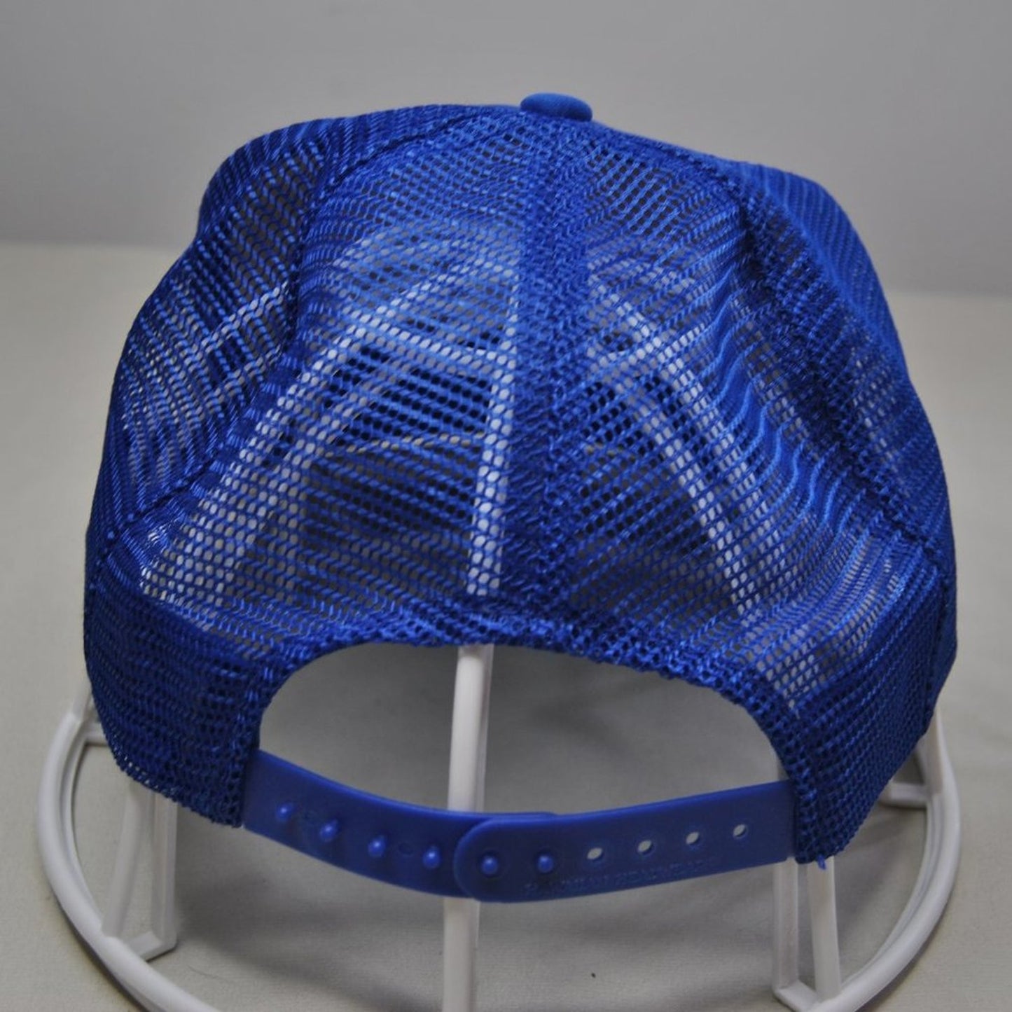 Vintage Hawaii Snapback Hat By Hawaiian Headwear Blue w/ Rainbow Design