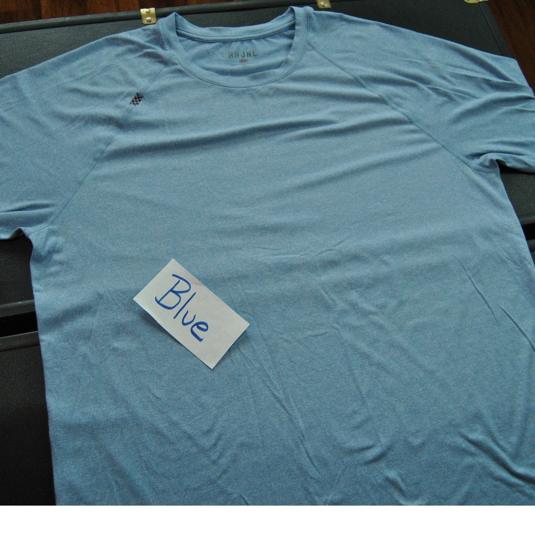 Rhone X-Large Light Blue Long Sleeve Shirt