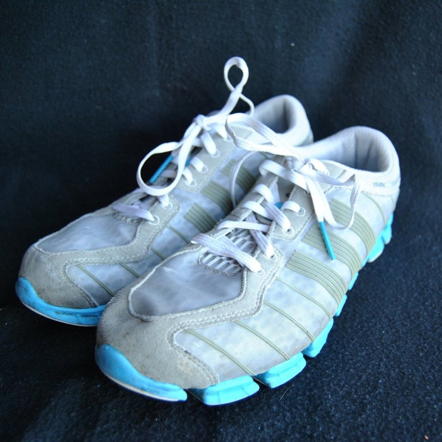 Adidas Clima Cool  Gray & Blue Size: 8.5 Women's Running Shoes