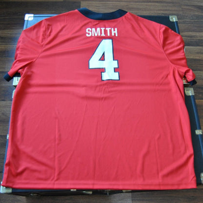 Nike Georgia Bulldogs Smith #4 Jersey Red Size: 3X-Large