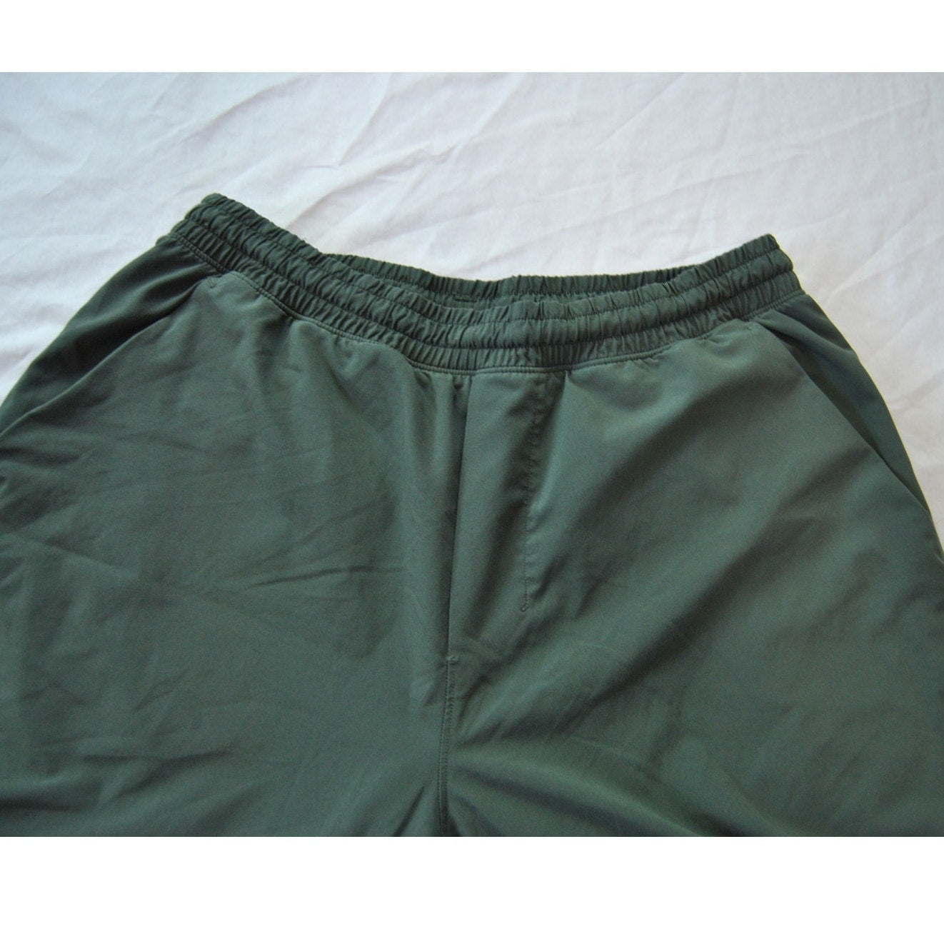 Lululemon Green Athletic Shorts w/ Inner Liner Large