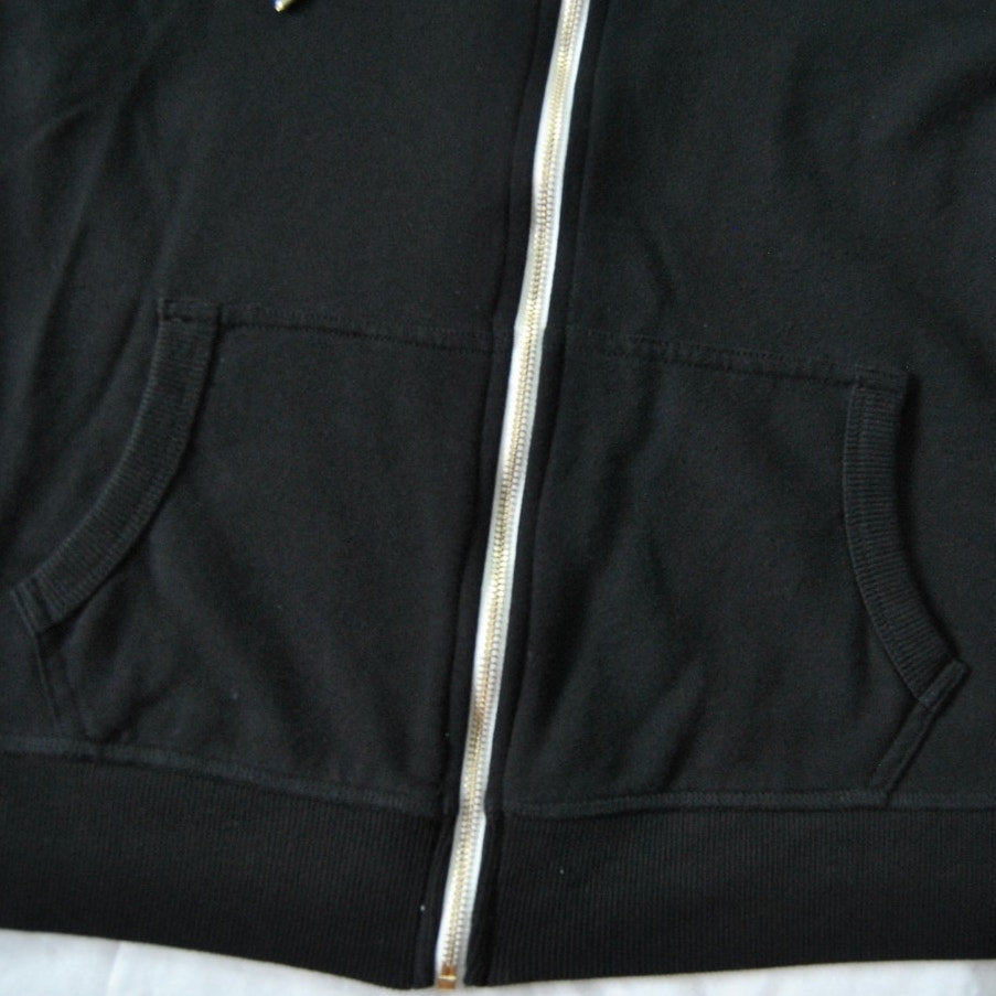 Tommy Hilfiger Medium Black Full Zip-up Lightweight Hoodie