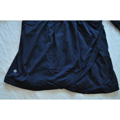 Lululemon Windbreaker with Hideaway Hoodie Size 10 Dark Blue