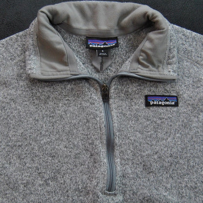 Patagonia Quarter Zip Sweater Small Gray