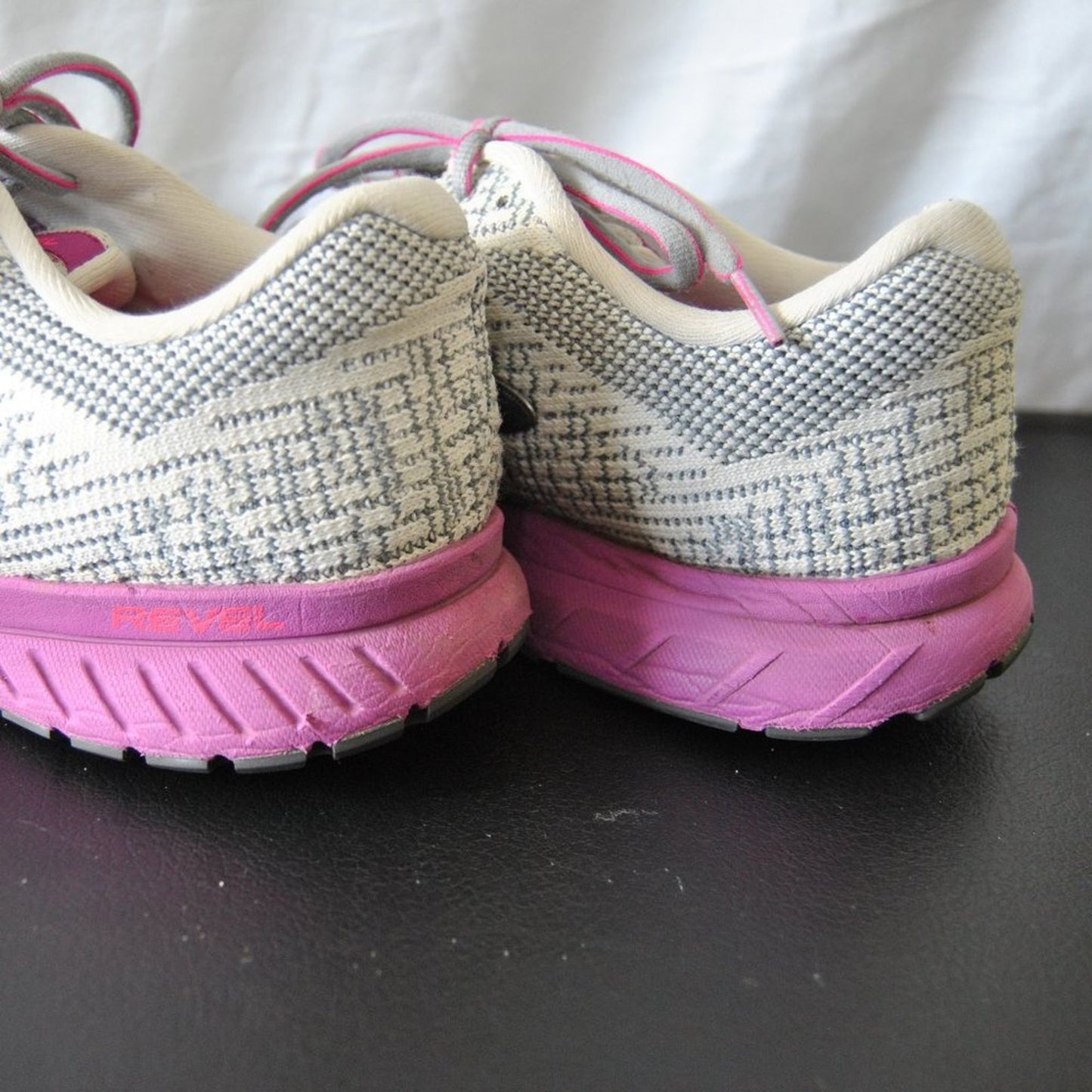 Brooks Revel 3 Pink and Gray Size 10 Running Shoe