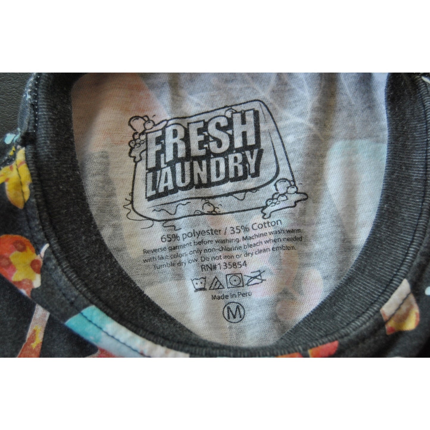 Trippy Fresh Laundry Medium Mushroom Design Short Sleeve Shirt