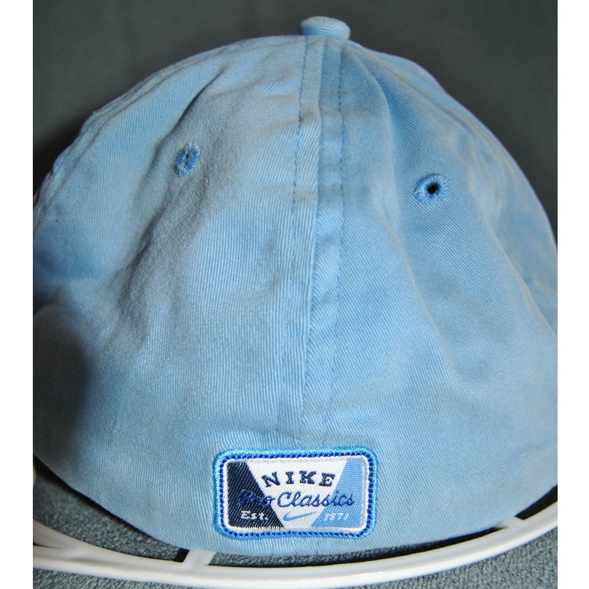Nike Classic Baby Blue Fitted Curved Brim Hat