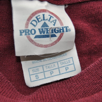 Harvard Crimson Ve Ri Tas Small Crimson Delta Pro Weight Long Sleeve Shirt