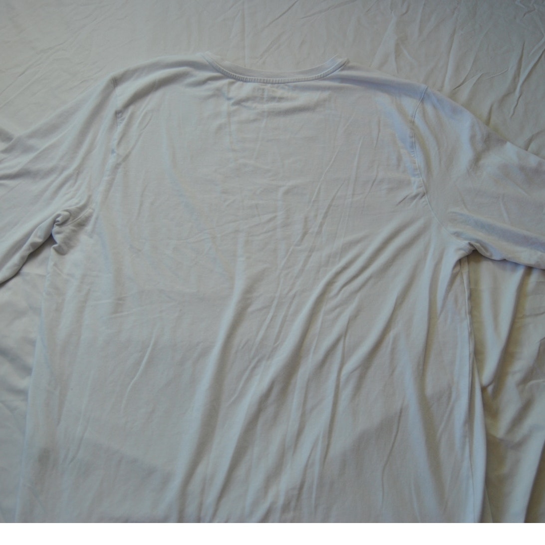 Legends Aviation Long Sleeve Tee Curved Hem White XX-Large