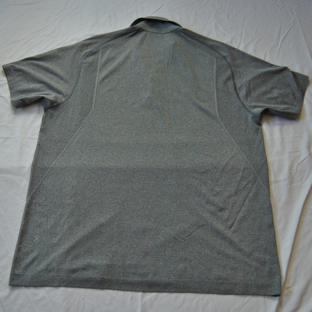 Lululemon Gray Tampa Bay Lightning XXL Short Sleeve Polo Shirt