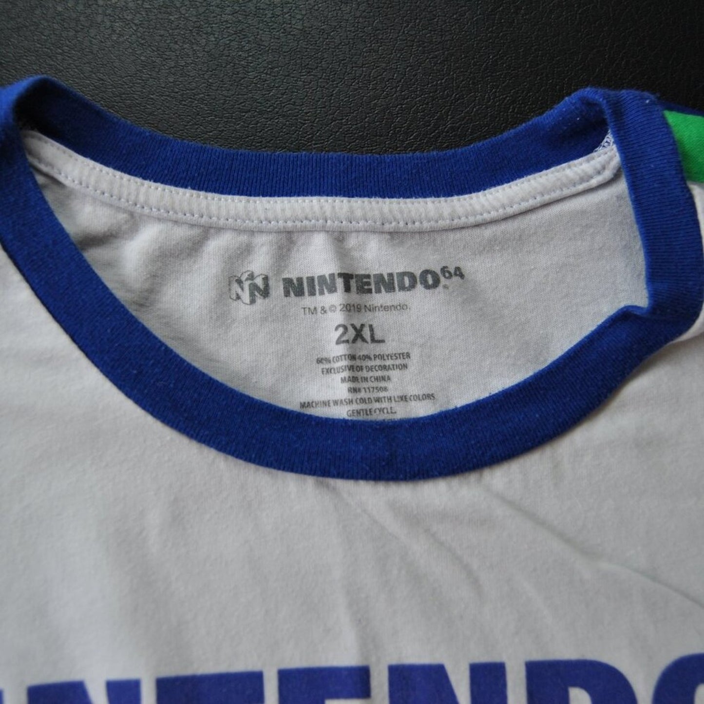 Nintendo 64 2X-Large While Short Sleeve Shirt
