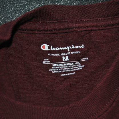 Harvard University Medium Crimson Champion Short Sleeve Shirt w/ Back Logo
